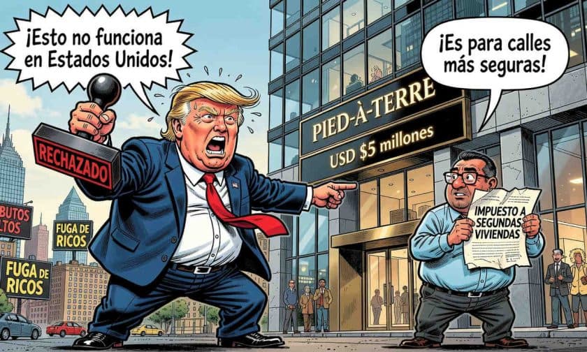 Impuesto a segundas viviendas NY: Trump amenaza intervención federal