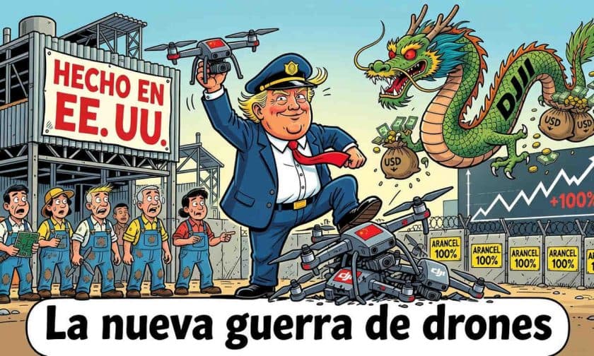 Arancel de 100% a drones importados: Trump busca frenar a China