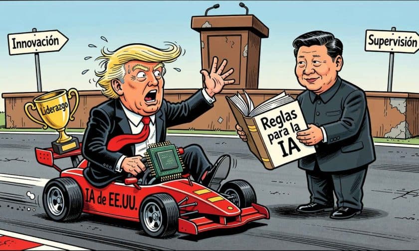 IA y geopolítica: Trump rechaza regulación conjunta con China