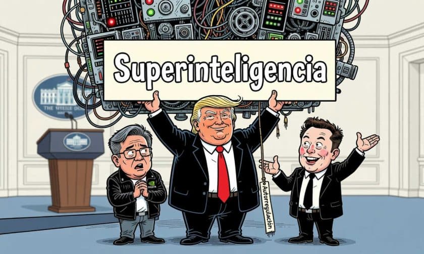Trump respalda autorregulación de IA y propone llamarla «superinteligencia»