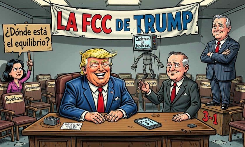 FCC: Trump rompe tradición y da mayoría 3-1 a republicanos