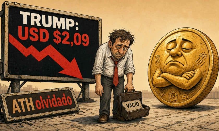 Token TRUMP cae 97% desde máximo: análisis técnico