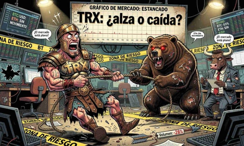 TRX sube 0,66% pero volumen cae 28%: ¿consolidación sin rumbo?