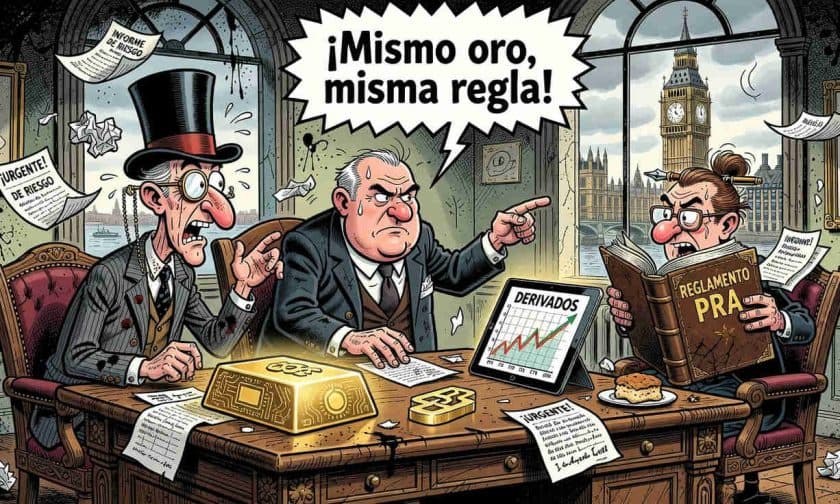 Reino Unido: oro tokenizado como garantía en derivados