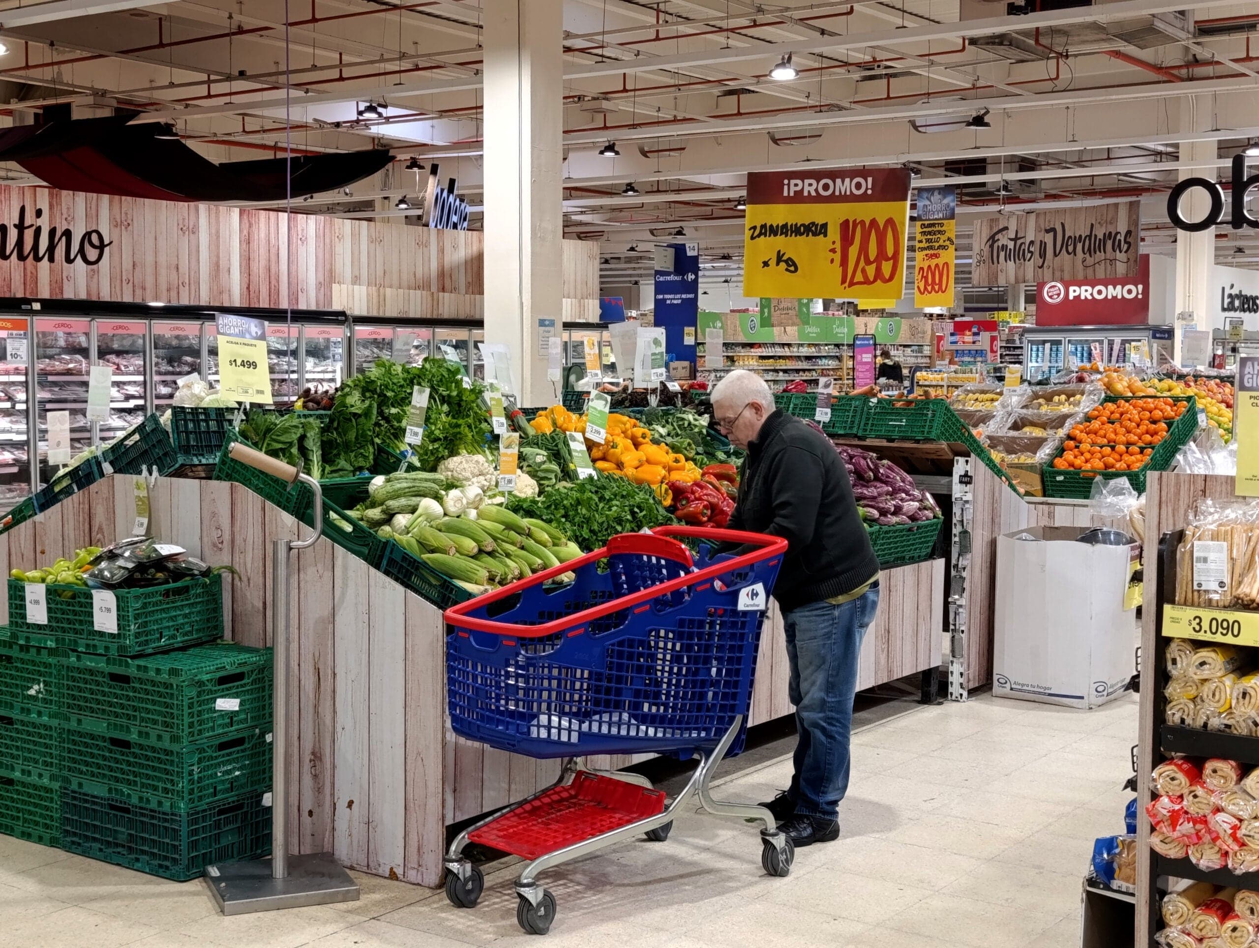 IPC septiembre: alimentos aceleran al 2,7% y ponen en riesgo la desinflación