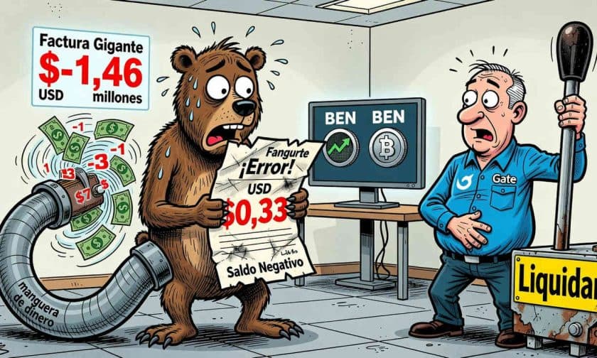 Error de Gate en dividendo BEN: cuenta con USD $1,46 millones en rojo