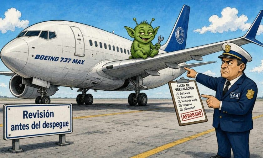 Boeing 737 MAX: falla de software tras actualización de cabina