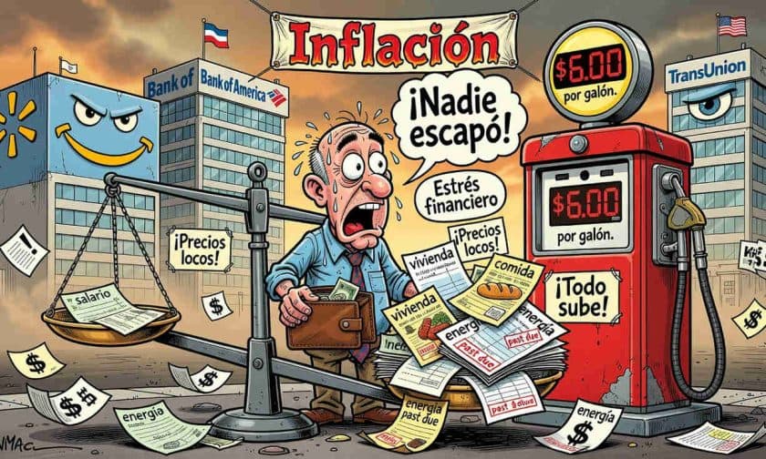 Consumidor estadounidense bajo presión: Walmart, Bank of America y TransUnion advierten