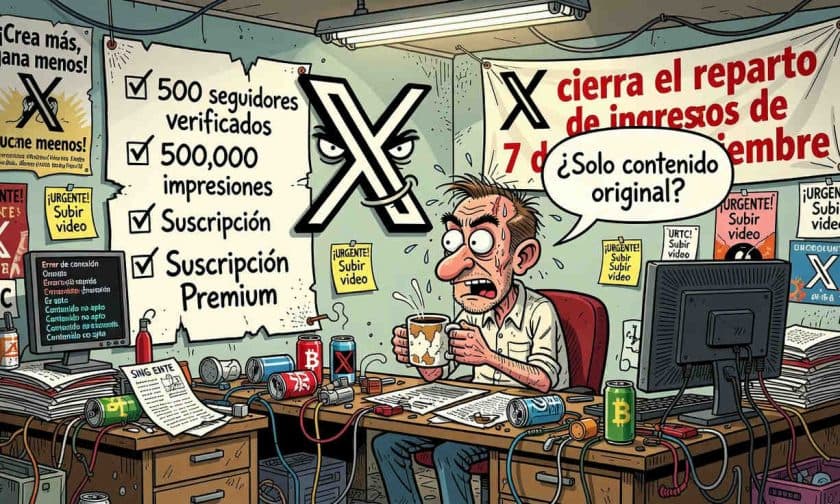 X elimina reparto de ingresos: nuevo programa paga solo por contenido original