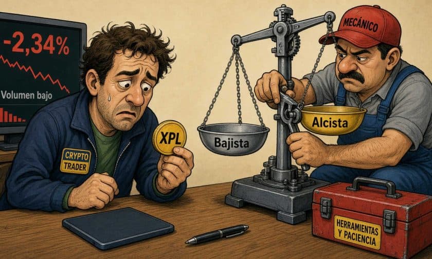 XPL cae 2,34% el 6 de octubre: señales técnicas débiles