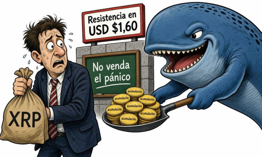 XRP cotiza en USD $1,48: ballenas apuntan a USD $1,60